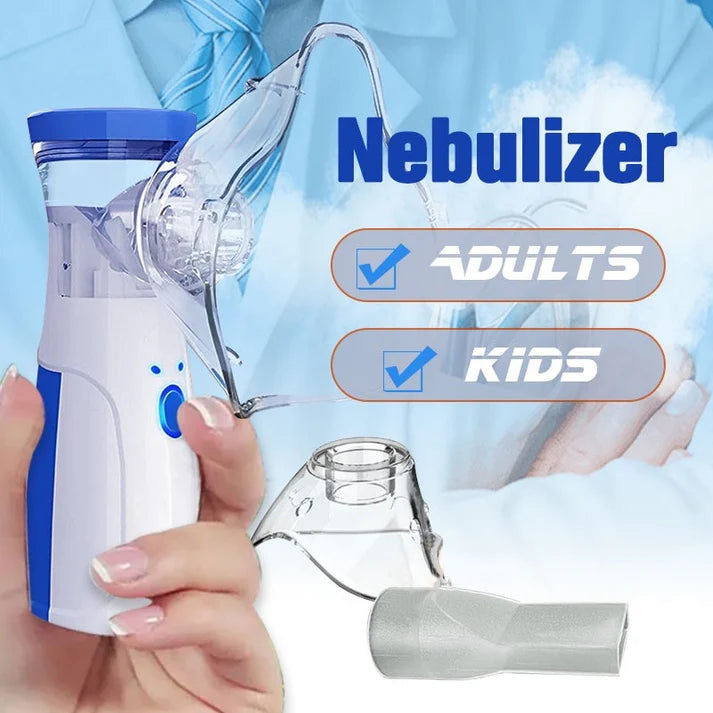 Portable Nebulizer Machine – For Asthma, Cough & Cold Relief | Easy Breathing for Kids & Adults